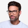 Decadence Black Acetate-metalEyeglass Frames for Men from EyeBuyDirect