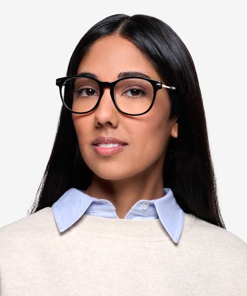Black Decadence -  Acetate-metal Eyeglasses