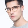 Bright Side Tortoise PlasticEyeglass Frames for Men from EyeBuyDirect