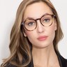 Bright Side Tortoise PlasticEyeglass Frames for Women from EyeBuyDirect