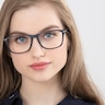 Thursday Bleu marine PlastiqueMontures de lunettes de vue pour Femmes d'EyeBuyDirect