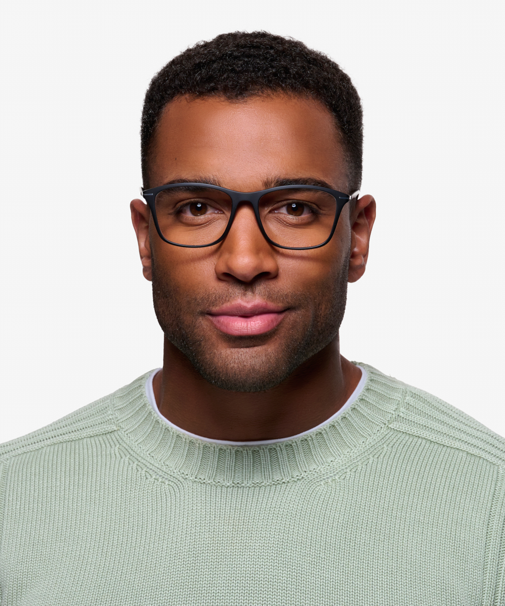 Thursday Rectangle Black Full Rim Eyeglasses | Eyebuydirect