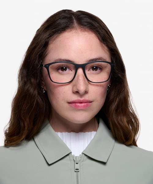 Thursday Black PlasticEyeglass Frames for Women from EyeBuyDirect