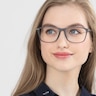 Thursday Gris PlastiqueMontures de lunettes de vue pour Femmes d'EyeBuyDirect