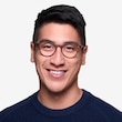 Palette Matte Leopard PlasticEyeglass Frames for Men from EyeBuyDirect