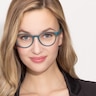 Palette Matte Green PlasticEyeglass Frames for Women from EyeBuyDirect