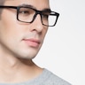 Persian Matte Black PlasticEyeglass Frames for Men from EyeBuyDirect