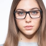 Persian Matte Black PlasticEyeglass Frames for Women from EyeBuyDirect