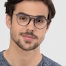Fiasco Matte Gray MetalEyeglass Frames for Women from EyeBuyDirect