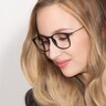 Little Bit Matte Black PlasticEyeglass Frames for Women from EyeBuyDirect