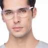 Glarus Clear AcetateEyeglass Frames for Men from EyeBuyDirect