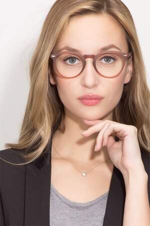 Matte Redwood Peninsula -  Lightweight Plastic Eyeglasses