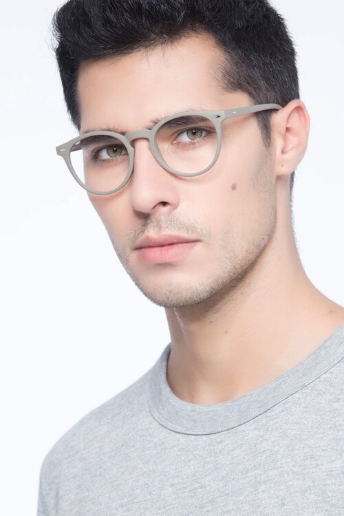 Peninsula Vert Mat PlastiqueMontures de lunettes de vue pour Hommes d'EyeBuyDirect