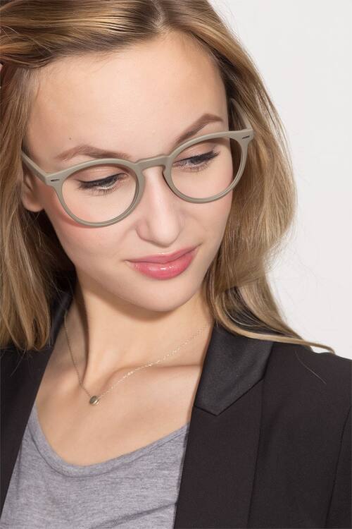 Matte Green Peninsula -  Plastic Eyeglasses