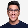 Peninsula Matte Navy PlastiqueMontures de lunettes de vue pour Hommes d'EyeBuyDirect