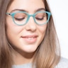 Indigo Blue PlasticEyeglass Frames for Women from EyeBuyDirect