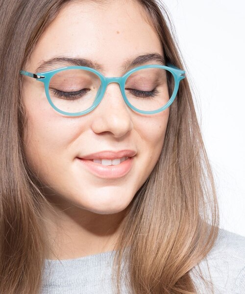 Indigo Blue PlasticEyeglass Frames for Women from EyeBuyDirect