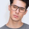 Deluxe Matte Black PlasticEyeglass Frames for Men from EyeBuyDirect