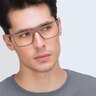 Deluxe Coffee PlasticEyeglass Frames for Men from EyeBuyDirect