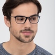 Oliver Navy PlasticEyeglass Frames for Men from EyeBuyDirect