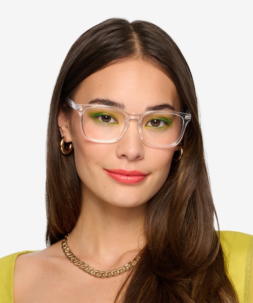 Uptown Clear PlasticEyeglass Frames for Women from EyeBuyDirect