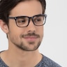 Uptown Navy PlasticEyeglass Frames for Men from EyeBuyDirect