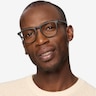 Central Matte Black PlasticEyeglass Frames for Men from EyeBuyDirect