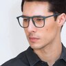 Central Matte Navy PlasticEyeglass Frames for Men from EyeBuyDirect