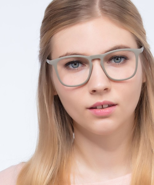 Central Matte Green PlasticEyeglass Frames for Women from EyeBuyDirect