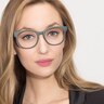 Grace Matte Green PlasticEyeglass Frames for Women from EyeBuyDirect