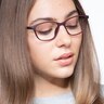 District Matte Burgundy PlasticEyeglass Frames for Women from EyeBuyDirect