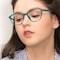 District Vert Mat Plastique Montures de lunettes de vue pour Femmes d'EyeBuyDirect