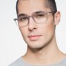 Sullivan Matte Gray PlasticEyeglass Frames for Men from EyeBuyDirect