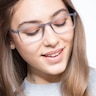 Sullivan Matte Gray PlasticEyeglass Frames for Women from EyeBuyDirect