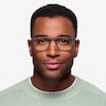 Wyoming Matte Gray PlasticEyeglass Frames for Men from EyeBuyDirect