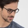 Wyoming Matte Black PlasticEyeglass Frames for Men from EyeBuyDirect