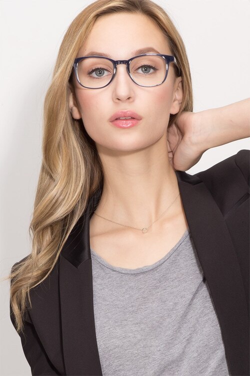 Monday Blue PlasticEyeglass Frames for Women from EyeBuyDirect
