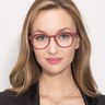 Watermelon Dark Burgundy PlasticEyeglass Frames for Women from EyeBuyDirect