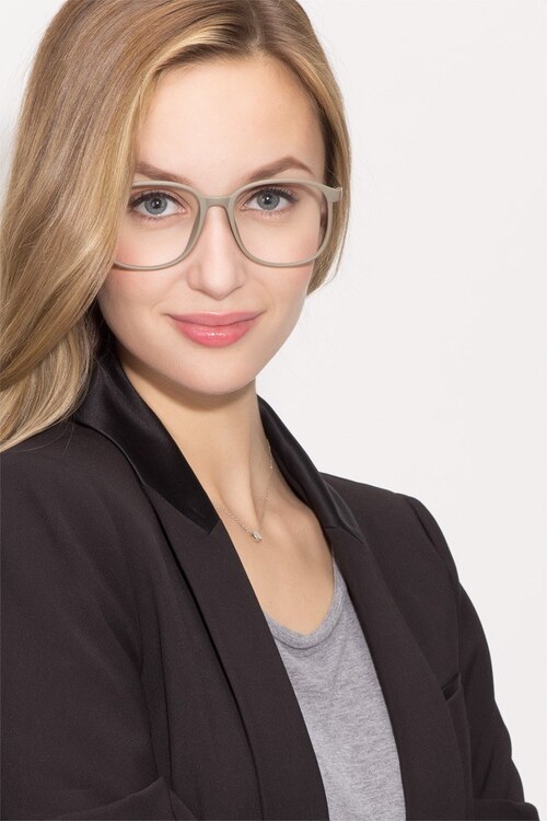 Ithaca Matte Green PlasticEyeglass Frames for Women from EyeBuyDirect