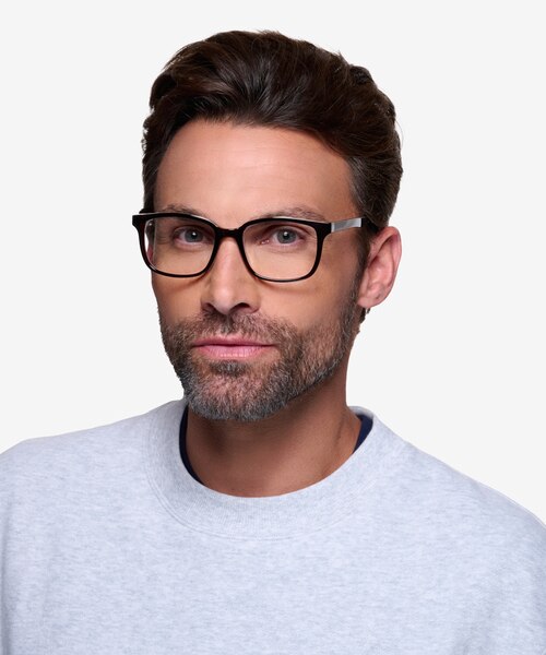 November Brown Clear PlasticEyeglass Frames for Men from EyeBuyDirect