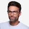 November Brown Clear  Plastique Montures de lunettes de vue pour Hommes d'EyeBuyDirect