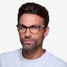 November Brown Clear PlasticEyeglass Frames for Men from EyeBuyDirect