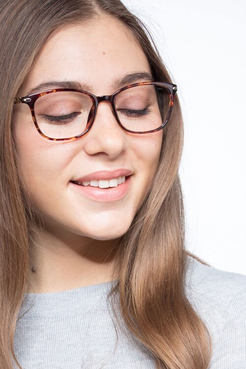 Nola Brown PlasticEyeglass Frames for Women from EyeBuyDirect