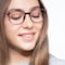 Nola Brun Métal Montures de lunettes de vue pour Femmes d'EyeBuyDirect