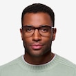 Nola Dark Red MetalEyeglass Frames for Men from EyeBuyDirect