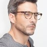 Brick Lane Matte Tortoise PlasticEyeglass Frames for Men from EyeBuyDirect