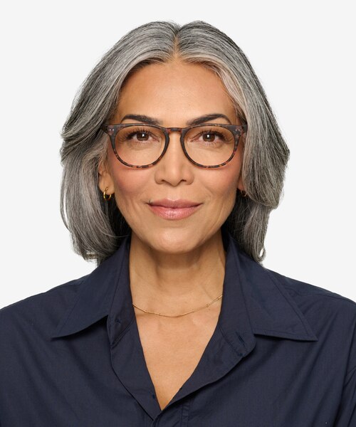 Brick Lane Matte Floral PlasticEyeglass Frames for Women from EyeBuyDirect
