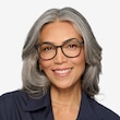 Dutchess Matte Black PlasticEyeglass Frames for Women from EyeBuyDirect
