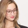 Dutchess Matte Brown PlasticEyeglass Frames for Women from EyeBuyDirect