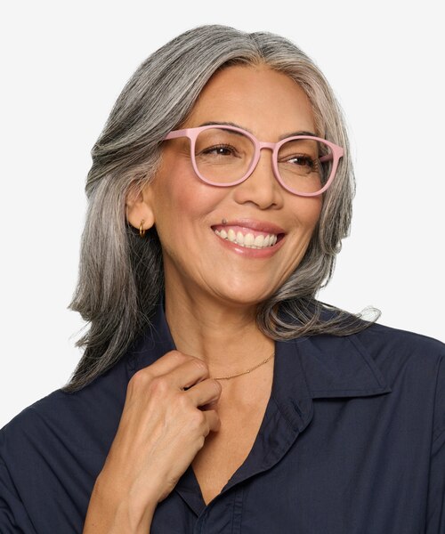 Dutchess Matte Pink PlasticEyeglass Frames for Men from EyeBuyDirect